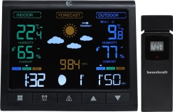 Безжична метеостанция с LCD дисплей и външен сензор
