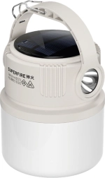 Superfire T22 camping lamp with solar charging and 360° lighting