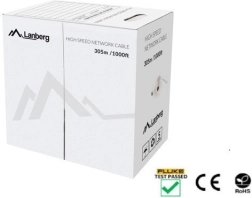 UTP Network Cable Cat.5e, Solid Copper, 305 m, Black