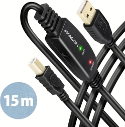 USB 2.0 A-M към B-M активен кабелен репитер 15 м