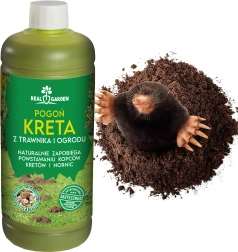 Екологичен отблъскващ препарат срещу къртици, полевки и гризачи Bariera 1 l