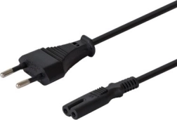 Плосък захранващ кабел „осмица“ C7 2pin 1,8 м