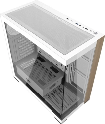 Компютърна кутия Darkflash DS900W, бяла, без вентилатори
