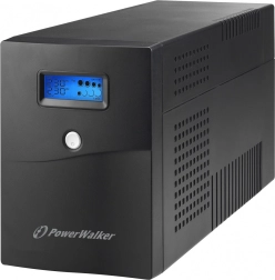 Line-interactive UPS backup power supply 3000 VA with LCD, 4× PL socket, 230 V, USB, RJ11/RJ45