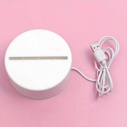 Night LED Heart Lamp 3D Illusion USB