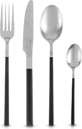 Stainless steel cutlery set for 6 people SKANDI, 24 pieces