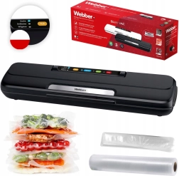 Вакуум машина за храна 110 W с аксесоари, черна