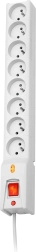 Surge Protector Strip Lestar LX 810, 8 sockets, 1.5m, gray