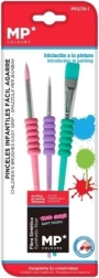 Set of 3 brushes for children