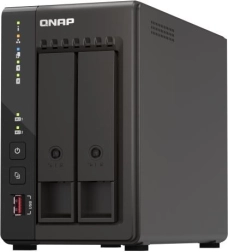 High-performance desktop NAS QNAP with Intel Celeron and HDMI outputs