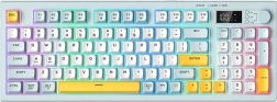 Геймърска клавиатура Onikuma с OLED дисплей и RGB, 94 клавиша, безжична и кабелна