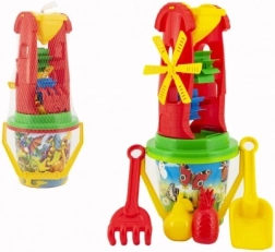 Комплект за пясък с мелничка и формички