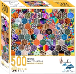 Пъзел с картинка „плочки“ 500 части Brain Tree