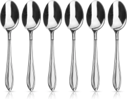 Стоманени чаени лъжички CONIC 6 бр.
