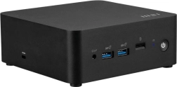 Мини PC MSI CUBI NUC 1MG с Windows 11 Pro, Intel Core 5–120U, 16 GB RAM, 512 GB SSD, Wi‑Fi и Bluetooth, черен