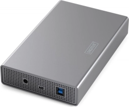 Алуминиев външен корпус за 3.5" SATA SSD/HDD с USB 3.0, капацитет до 16 TB