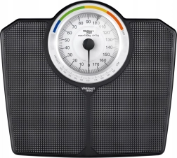 Механичен кантар за баня 180 кг черен WEBBER с BMI