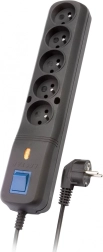 Претоварна защита Lestar LF-530WA, 3L EMI/RFI, 3,0 m, черна