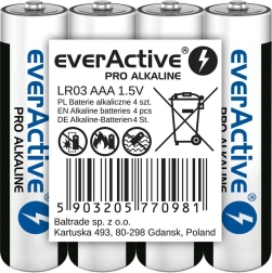 Алкални батерии AAA everActive Pro Alkaline, 4 бр.