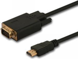 HDMI към VGA кабел 1,8 m с активен чип