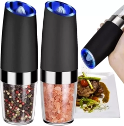 Електрическа гравитационна мелничка за подправки - комплект 2 броя Ruhhy