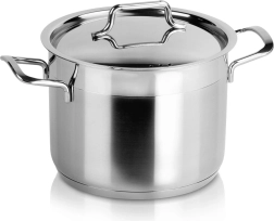 Stainless steel pot with lid ANETT 18 cm, 3.5 l
