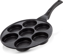 Гранитен тиган за яйца с 7 отвора GRANDE 27 см