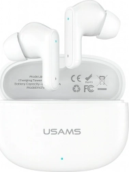 USAMS E05 TWS Wireless Earbuds Bluetooth 6.0 White