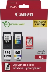 Canon PG-560XL/CL-561XL Ink with Photo Paper