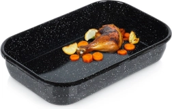 Enamelled rectangular roasting pan 3.4 l, 34 × 22 × 6.5 cm ORION