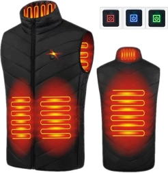 Унисекс отопляема жилетка на USB, размер 2XL