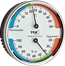 Аналогов термометър с влагомер TFA