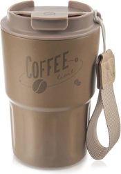 Термо чаша 420 мл Coffee Time кафява