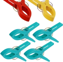 Щипки за плажна кърпа, комплект 4 бр.