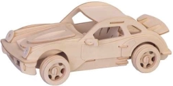Дървен 3D пъзел Porsche голям
