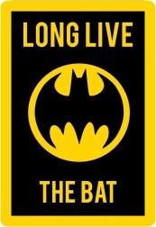 Изтривалка Batman 80 × 120 см – лицензирана полиестерна изтривалка