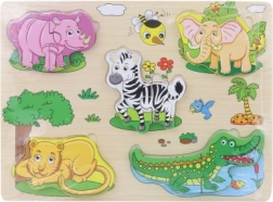 Дървен пъзел за поставяне Safari