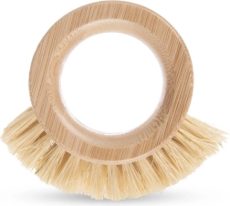 Natural bamboo scrub brush ECO