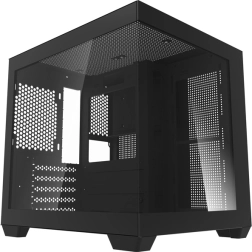 Компютърна кутия Darkflash C275P, M-ATX, закалено стъкло, черна