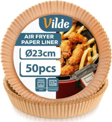 Хартиени вложки за еър фрайър 23 см, 50 бр. Vilde