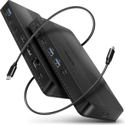 Мултиспортен USB хъб 12в1 AXAGON HMC-U4, USB4 40 Gb/s, 8K видео, PD 100 W