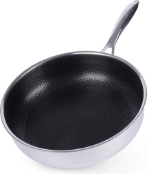 Deep stainless steel pan COOKCELL 28 cm
