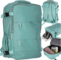 Пътна раница 45 × 30 см, зелена