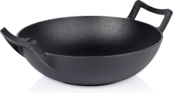 Cast iron wok pan CAST LINE 32 cm