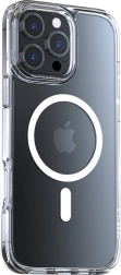 Torras Diamond‑Mag Case for iPhone 16 Pro Transparent