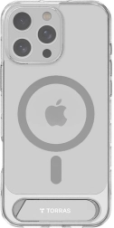Transparent Magnetic Case TORRAS Pstand with Kickstand for iPhone 16 Pro Max