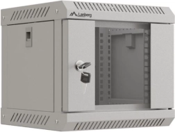 Wall-mounted rack cabinet 10 inch 4U 300x300 gray