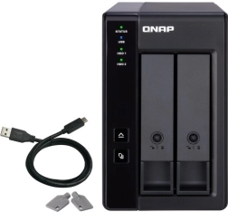 Двудисков разширителен корпус RAID TR-002 с USB3.1 Gen.2