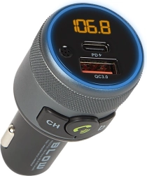 FM Bluetooth 5.1 предавател с handsfree и бързо зареждане QC 3.0 + PD 24 W