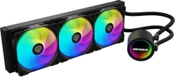 Водно охлаждане за CPU GENESIS Hydria 360 ARGB, черно